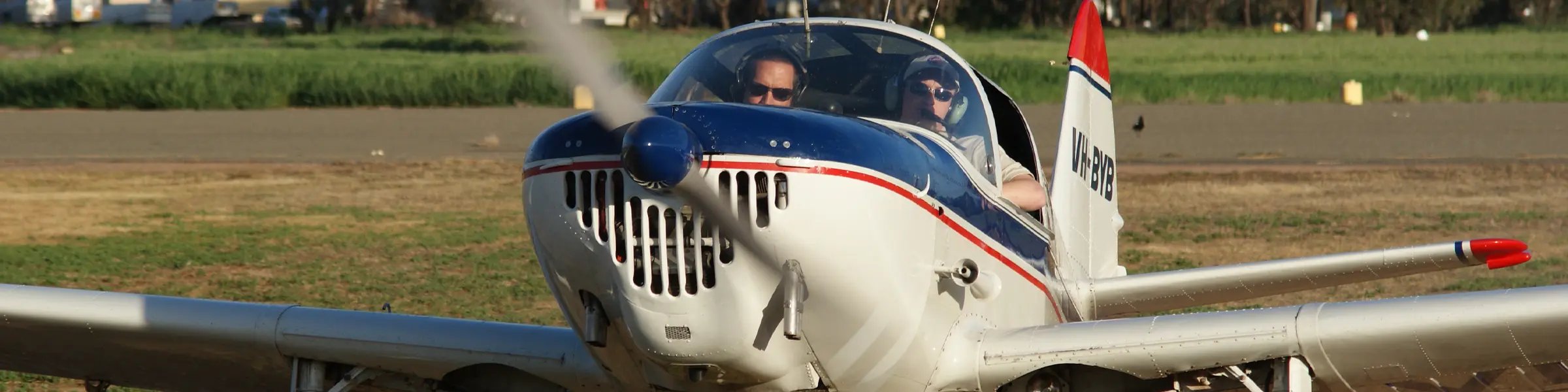 Pilot Taxiing an Aircraft